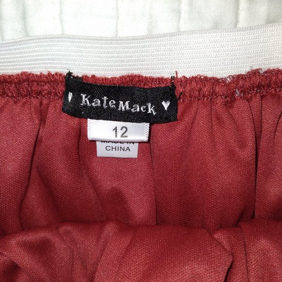 HOST PICK !! Kate Mack s 12 red tulle skirt, Gymboree L sweater silver cardigan - Picture 3 of 9